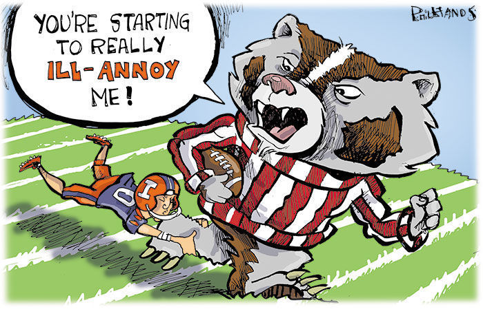 Illinois bothers Bucky Badger